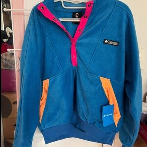 Columbia Blue Fleece Pullover